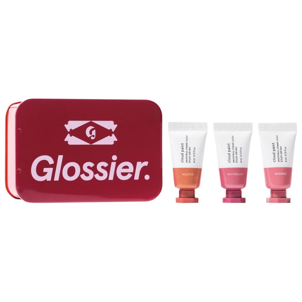 NIB Glossier Mini Cloud Paint Blush Trio Minis.